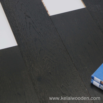 Black Color oak engineered flooring